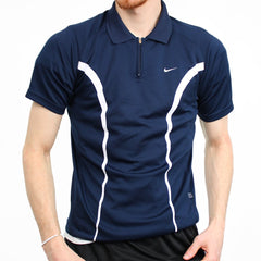Nike Vintage Polo Shirt - Farbe: Navy - Größe: S - VintageR2