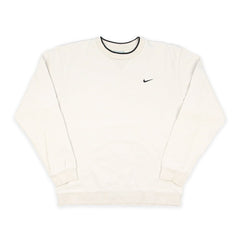Nike Vintage Solo Swoosh Pullover - Farbe: Beige - Größe: S - VintageR2