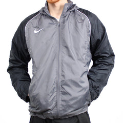 Nike Vintage Solo Swoosh Regenjacke - Farbe: Grey - Größe: M - VintageR2