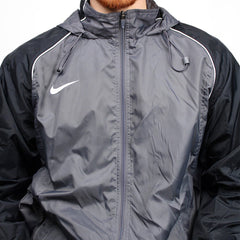 Nike Vintage Solo Swoosh Regenjacke - Farbe: Grey - Größe: M - VintageR2