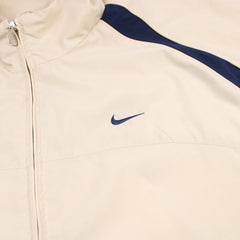 Nike Vintage Solo Swoosh Trainingsjacke - Farbe: Beige - Größe: XL - VintageR2