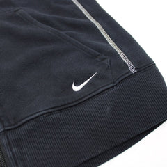 Nike Vintage Spellout College Hoodie Sweatjacke - Farbe: Black - Größe: S - VintageR2