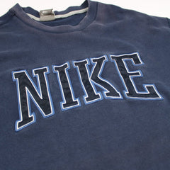 Nike Vintage Spellout Pullover - Farbe: Navy - Größe: XXL - VintageR2