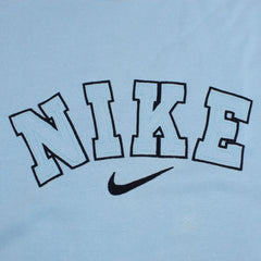 Nike Vintage Spellout Sweater in Babyblau Größe L