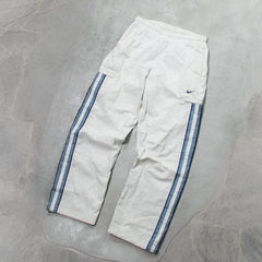 Nike Vintage Trackpants gestreift - Farbe: White - Größe: M - VintageR2