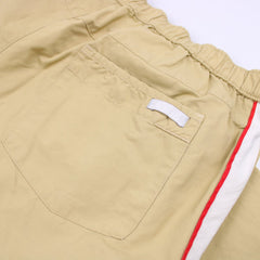 Nike Vintage Trackpants gestreift solo swoosh - Farbe: Beige - Größe: M - VintageR2