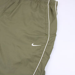 Nike Vintage Trackpants Shorts - Farbe: Olive - Größe: L - VintageR2