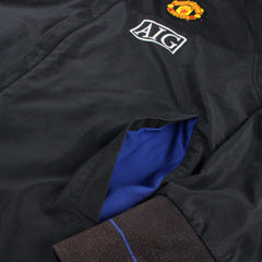 Nike Vintage Übergangsjacke Manchester United - Farbe: Black - Größe: L - VintageR2