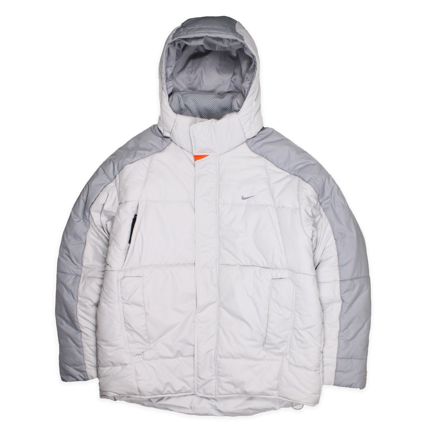 Nike Vintage Winterjacke in Grau Größe L