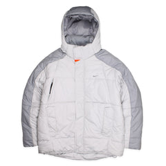 Nike Vintage Winterjacke in Grau Größe L