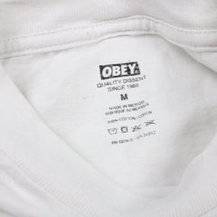 Obey Vintage T-Shirt - Farbe: White - Größe: M - VintageR2