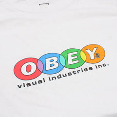 Obey Vintage T-Shirt - Farbe: White - Größe: M - VintageR2