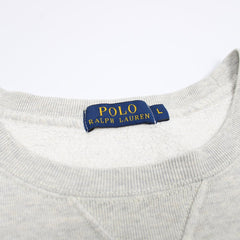 Polo Ralph Lauren Basic Pullover - Farbe: Grey - Größe: L - VintageR2