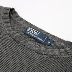 Polo Ralph Lauren Vintage Knit Pullover - Farbe: Grey - Größe: L - VintageR2