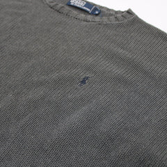 Polo Ralph Lauren Vintage Knit Pullover - Farbe: Grey - Größe: L - VintageR2