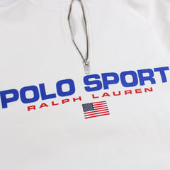 Polo Sport Troyer - Farbe: White - Größe: M - VintageR2
