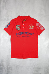 Porsche Chief Keef Polo - Farbe: Red - Größe: M - VintageR2