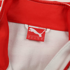 Puma Arsenal Trainingsjacke in Rot Weiß Größe M