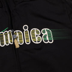 Puma Retro Jamaica Trackjacket in Schwarz Grün Gelb Größe L
