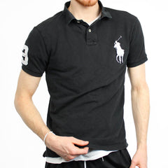 Ralph Lauren Big Pony Chief Keef Polo Shirt - Farbe: Black - Größe: M - VintageR2