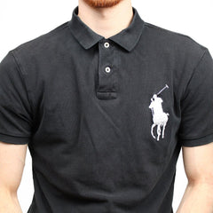 Ralph Lauren Big Pony Chief Keef Polo Shirt - Farbe: Black - Größe: M - VintageR2