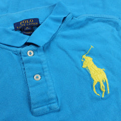 Ralph Lauren Big Pony Polo - Farbe: Turquoise - Größe: S - VintageR2