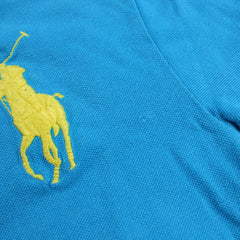 Ralph Lauren Big Pony Polo - Farbe: Turquoise - Größe: S - VintageR2