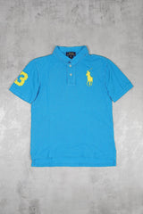 Ralph Lauren Big Pony Polo - Farbe: Turquoise - Größe: S - VintageR2