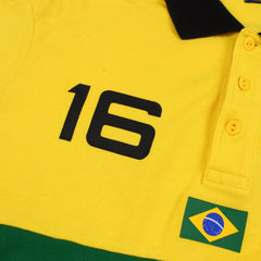 Ralph Lauren Brasil Chief Keef Polo in Gelb Grün Größe XL