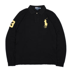 Ralph Lauren Chief Keef Longsleeve in Schwarz Gold Größe M
