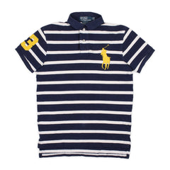 Ralph Lauren Chief Keef Polo in Marineblau Weiß Größe S