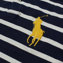 Ralph Lauren Chief Keef Polo in Marineblau Weiß Größe S