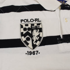 Ralph Lauren Chief Keef Polo in Schwarz Weiß Größe M