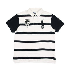 Ralph Lauren Chief Keef Polo in Schwarz Weiß Größe M