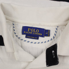 Ralph Lauren Chief Keef Polo in Schwarz Weiß Größe M