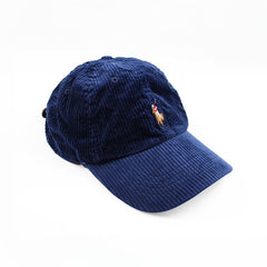 Ralph Lauren Cord Cap - Farbe: Navy - Größe: One Size - VintageR2