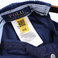 Ralph Lauren Cord Cap - Farbe: Navy - Größe: One Size - VintageR2