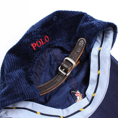 Ralph Lauren Cord Cap - Farbe: Navy - Größe: One Size - VintageR2