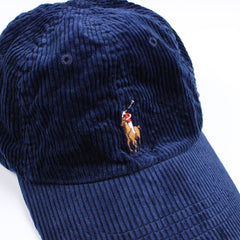 Ralph Lauren Cord Cap - Farbe: Navy - Größe: One Size - VintageR2