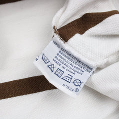 Ralph Lauren gestreiftes Polohemd - Farbe: White - Größe: M - VintageR2