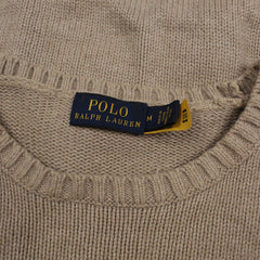 Ralph Lauren Knit Pullover in Beige Größe M