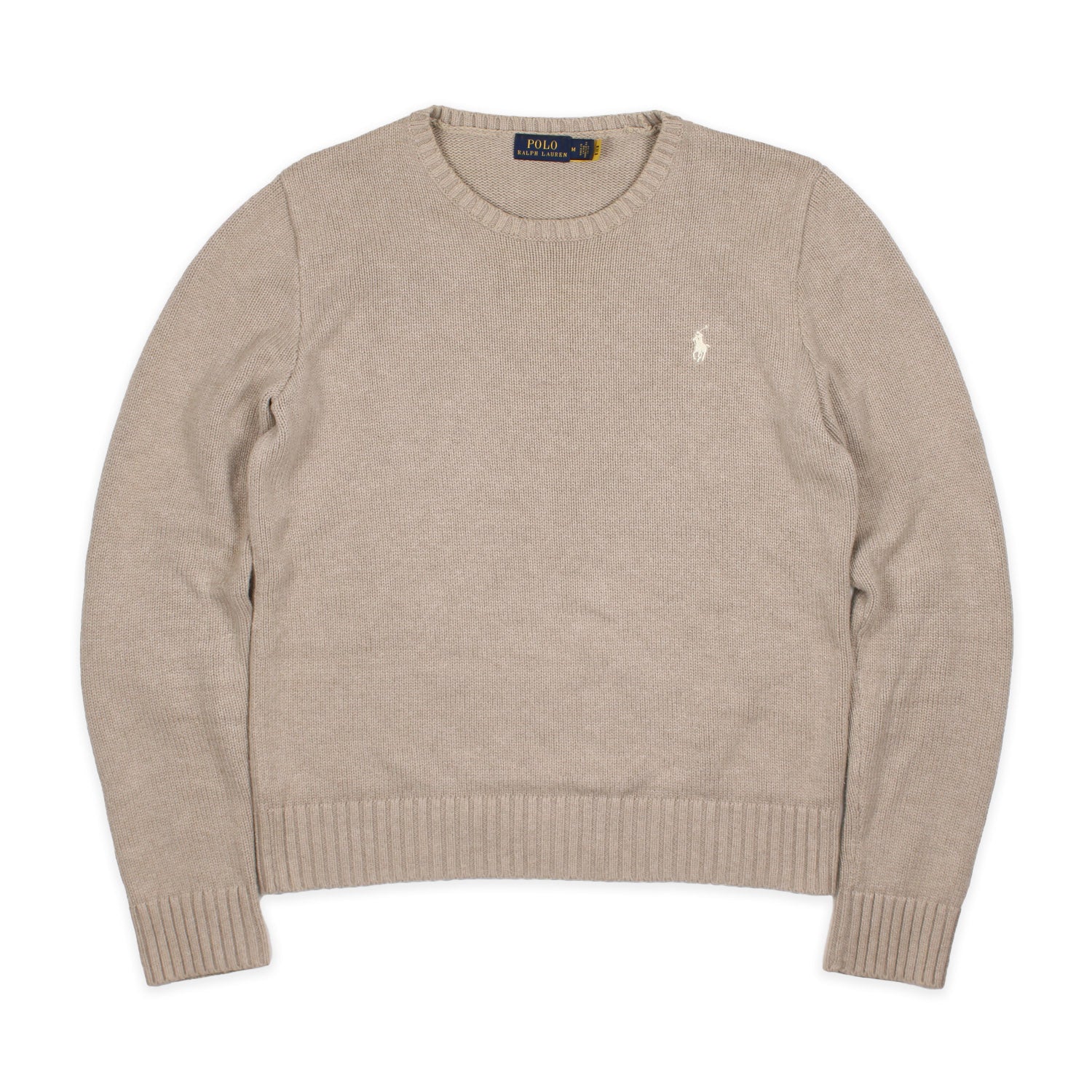 Ralph Lauren Knit Pullover in Beige Größe M
