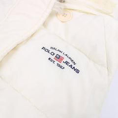 Ralph Lauren Polo Jeans Vintage Weste - Farbe: Beige - Größe: M - VintageR2