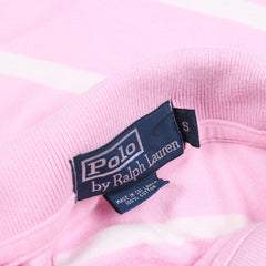 Ralph Lauren Polo Shirt gestreift - Farbe: Pink - Größe: M - VintageR2