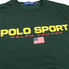 Ralph Lauren Polo Sports Sweatshirt - Farbe: Green - Größe: M - VintageR2