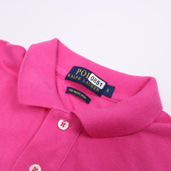 Ralph Lauren Polokleid großer Reiter - Farbe: Pink - Größe: S - VintageR2