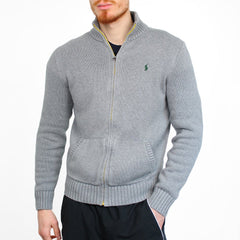 Ralph Lauren Premium Troyer - Farbe: Grey - Größe: M - VintageR2