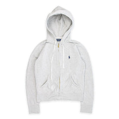 Ralph Lauren Vintage Basic Hoodie - Farbe: Grey - Größe: S - VintageR2