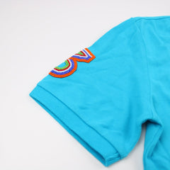 Ralph Lauren Vintage Big Pony Chief Keef Polo - Farbe: LightSkyBlue - Größe: S - VintageR2