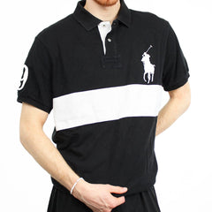 Ralph Lauren Vintage Big Pony Polo - Farbe: Black - Größe: XL - VintageR2